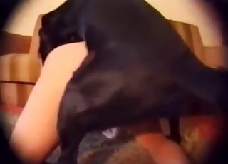 Heels-wearing amateur 'bout to get gaped