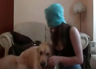 Nasty dog teasing the owner here