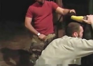 Extreme bestiality in a barn