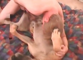 Butt banging action with a lovely doggy