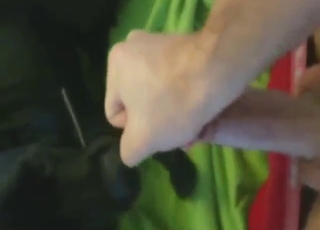 Bestiality porn shows a guy who blows a big load