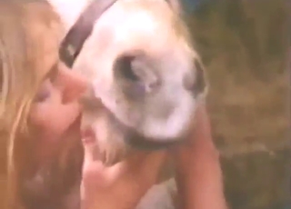 Pony porn movie with a sexy zoophilic lady