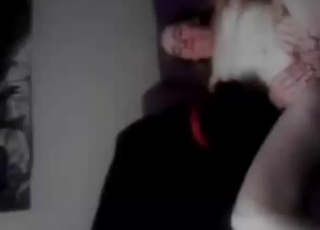 Zoo XXX movie with a mature lady licked by dog