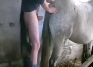 Mad bestiality sex with close-up orgasms