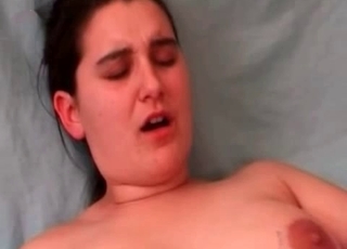 Dirty hound fucks a lewd as hell slut