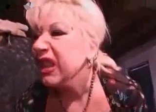 Nice-looking stallion and lusty fat mommy