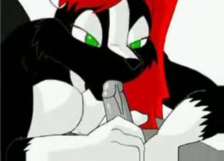 Awesome-looking amateur bestiality cartoon with dogs