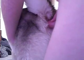 Állati pina szépen megdugva egy nagy fasz által