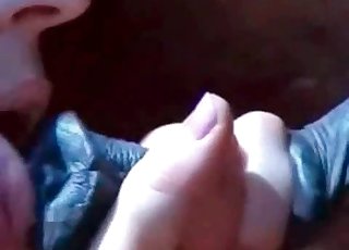 Passionate blowjob for a really loveable mutt