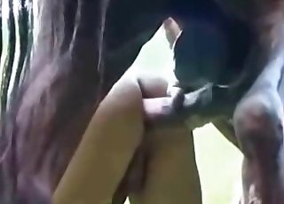 Dirty farm beast explodes her taut crack