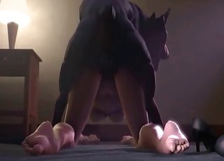 Superb dog sex in the close-up shot