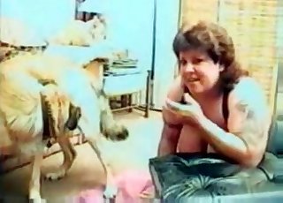 Country gal fucked by a mutt