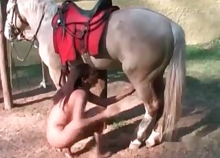 Sloppy BJ for a beast