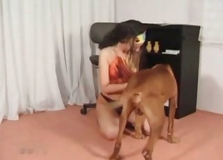 Doggy is enjoying my wife