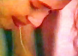 Dark-hued dog fills out her cunt