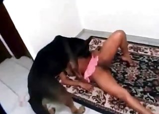 Dirty mutt and submissive host