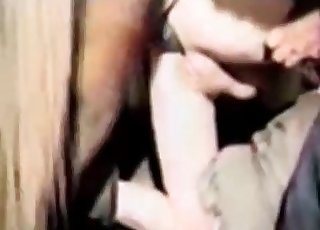 Impressive bedroom animal sex