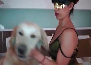 Kinky doggo and the filthy owner