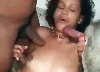 Good amateur oral bestiality with my wife