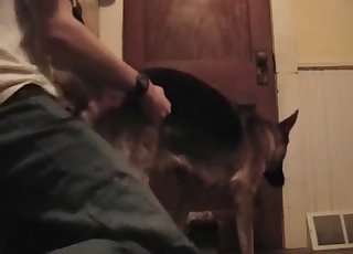 Grabbing and fucking that tight dog hole