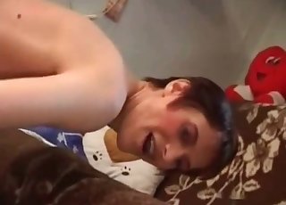 Sexy doggy nicely sucked by hot zoofil