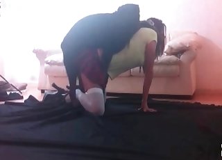 Schoolgirl fucked hard by a cur