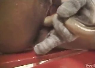 Playfully fucking that tight cunt